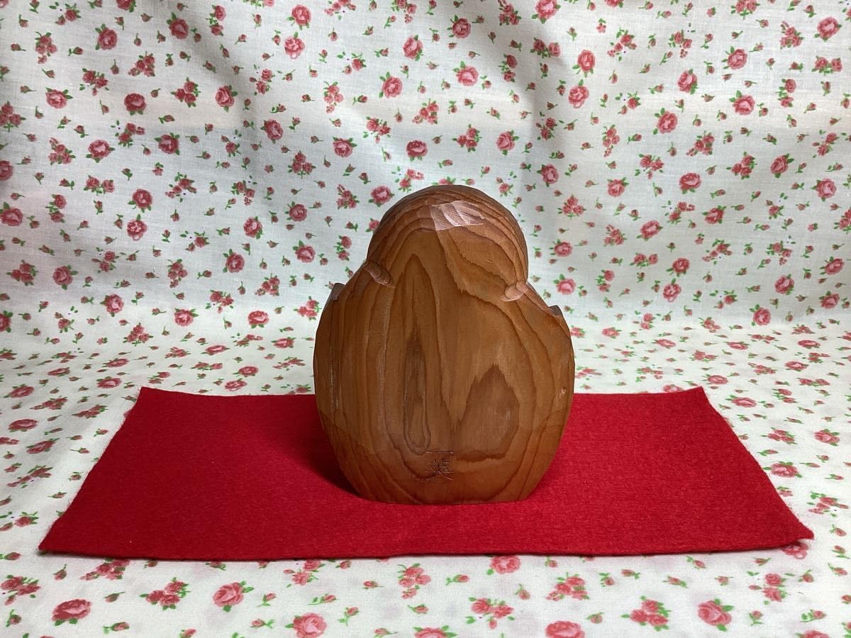 一位一刀彫 ふくろう 置物 木彫り 飛騨高山 イチイ 伝統工芸品 木製 梟